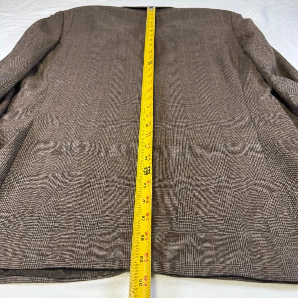 NWT Lauren Ralph Lauren Blazer Mens 40R Glen Plaid UltraFlex 100% Wool